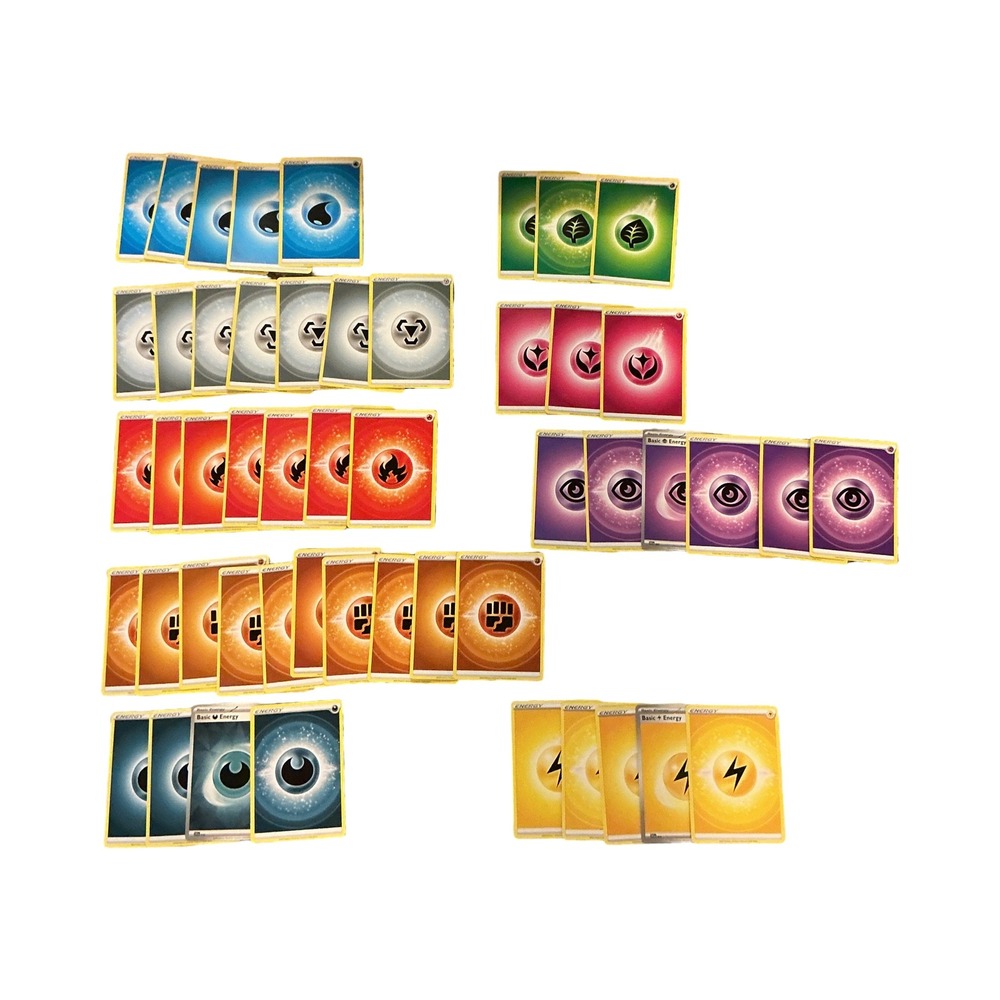 Pokemon TCG Basic Energy Cards Lot of 50 Mixed Types Scarlet Violet Era